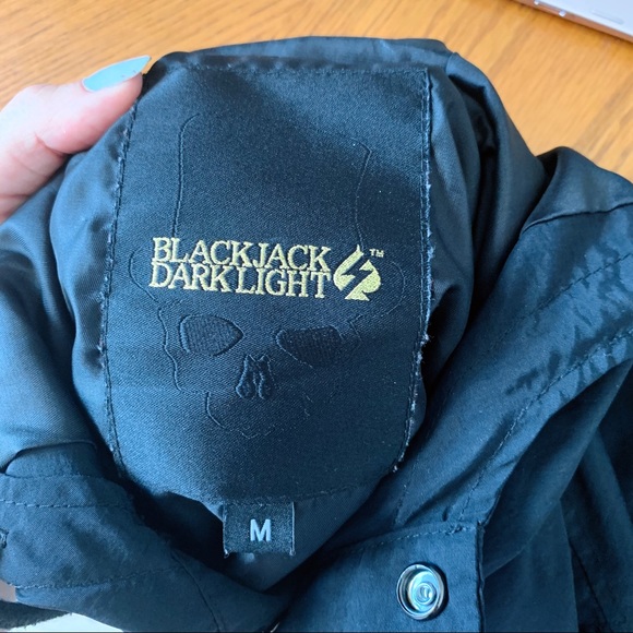 SOLD on Depop 💣 Darklight Blackjack Windbreaker - Picture 4 of 4